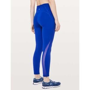 Lululemon Train Times 7/8 Leggings 25 Inch Jet Stream Blue Size 4